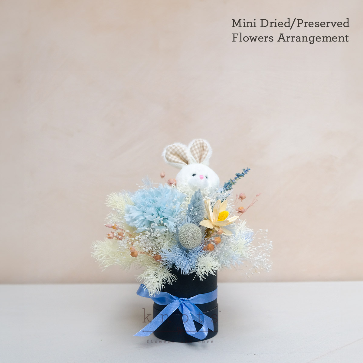 Peak A Blue (Mini Dried Flower Box Arrangement)