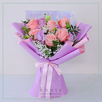 My Anchor (Pink Ecuadorian Rose Bouquet)
