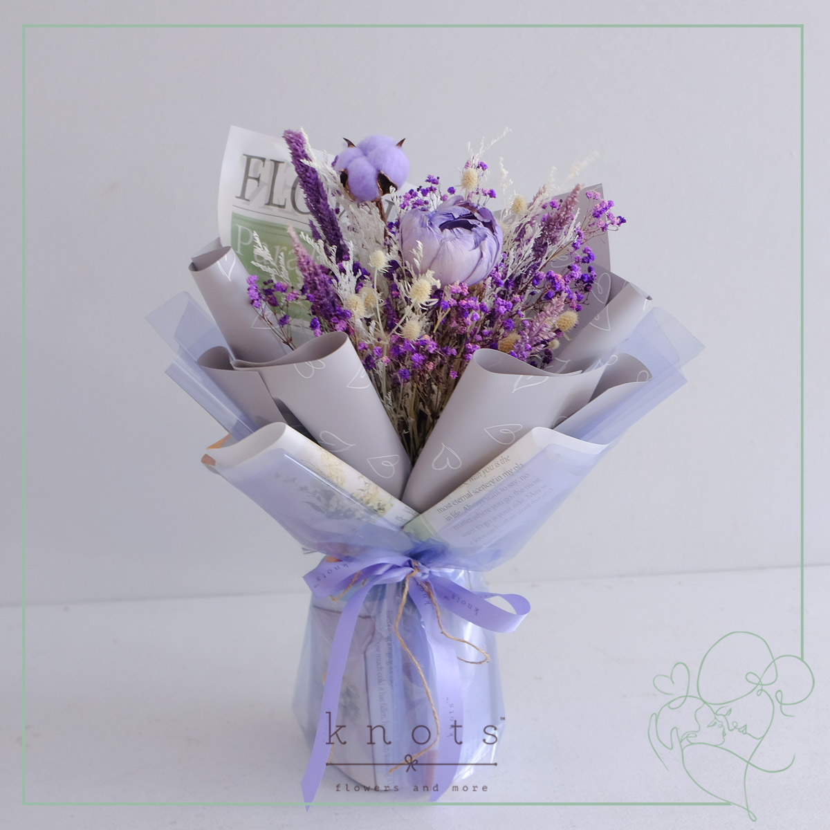 Purple in Love (Dried Bouquet)