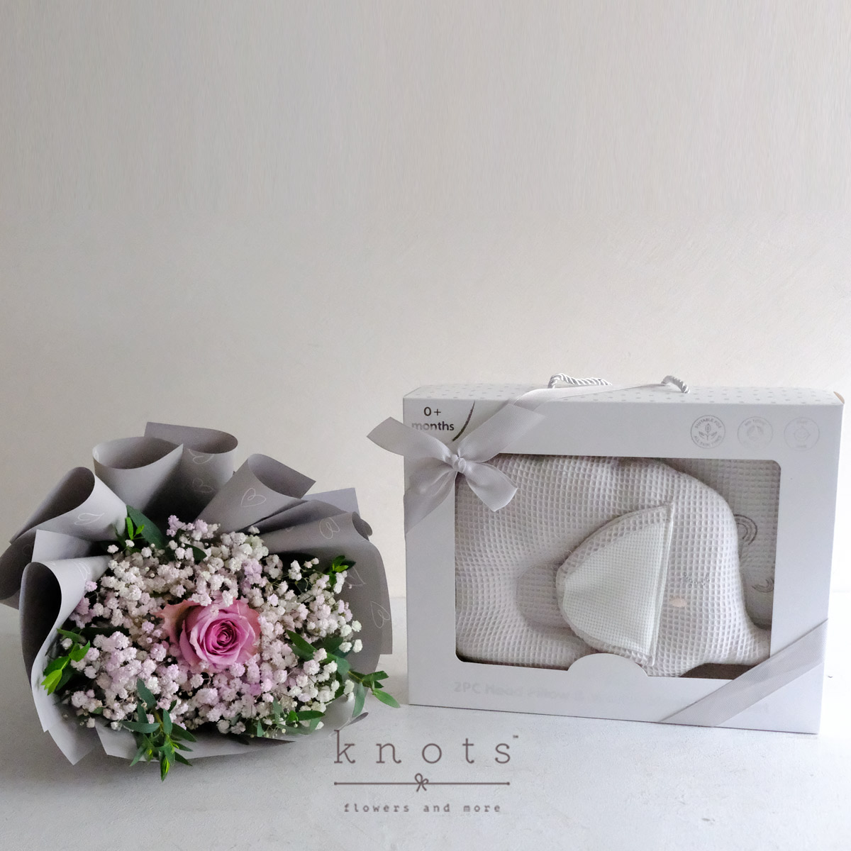 Pure & Precious (Flowers and Newborn Gift)