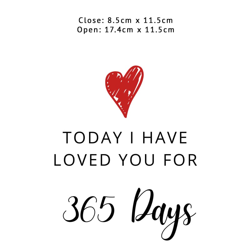 I Have Loved You for 365 Days