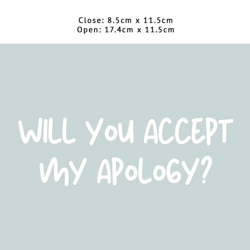 Accept My Apology