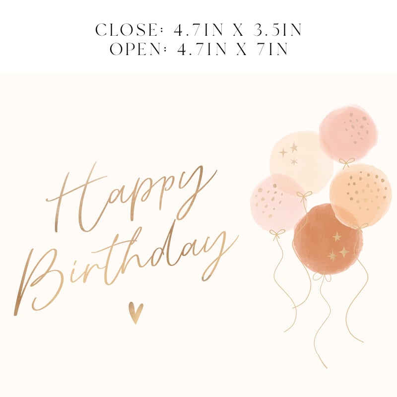 Happy Birthday Balloon (B)