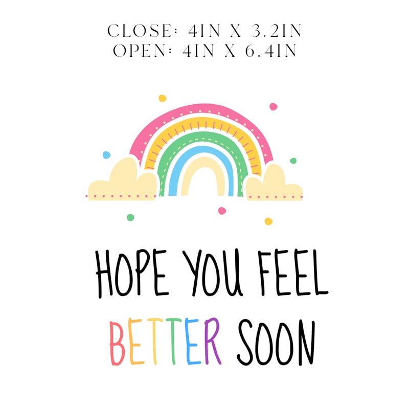 Feel Better Soon Rainbow