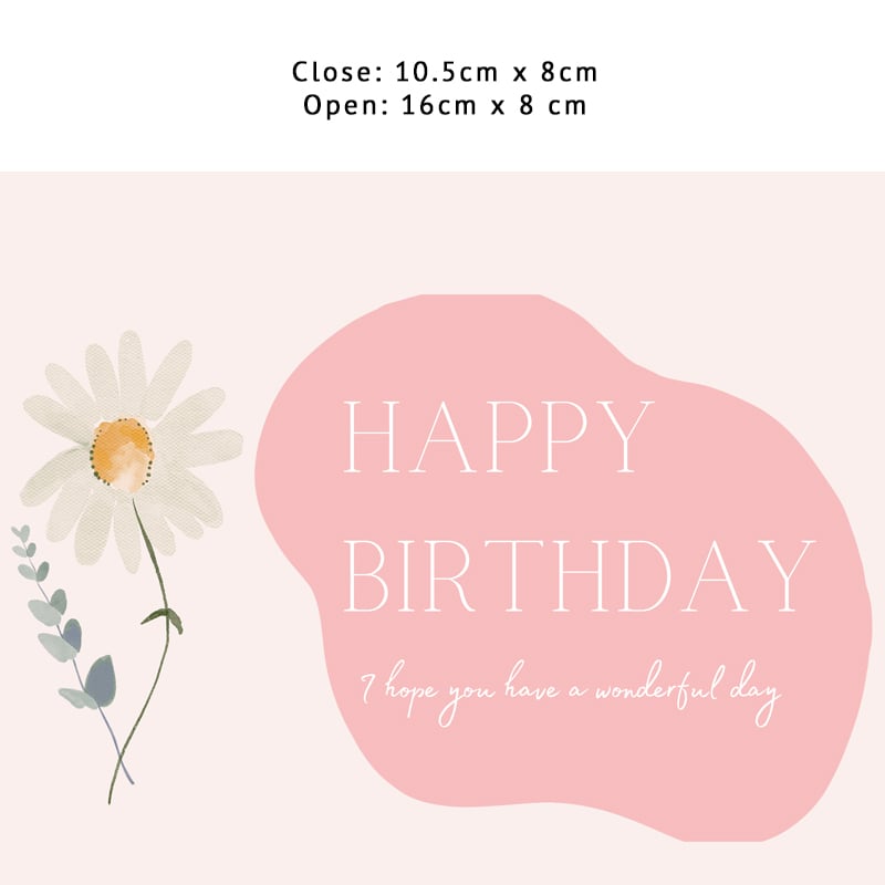 Birthday Card - Have a Wonderful Day