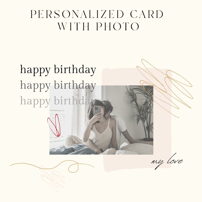 Happy Birthday Love (Personalized Card)