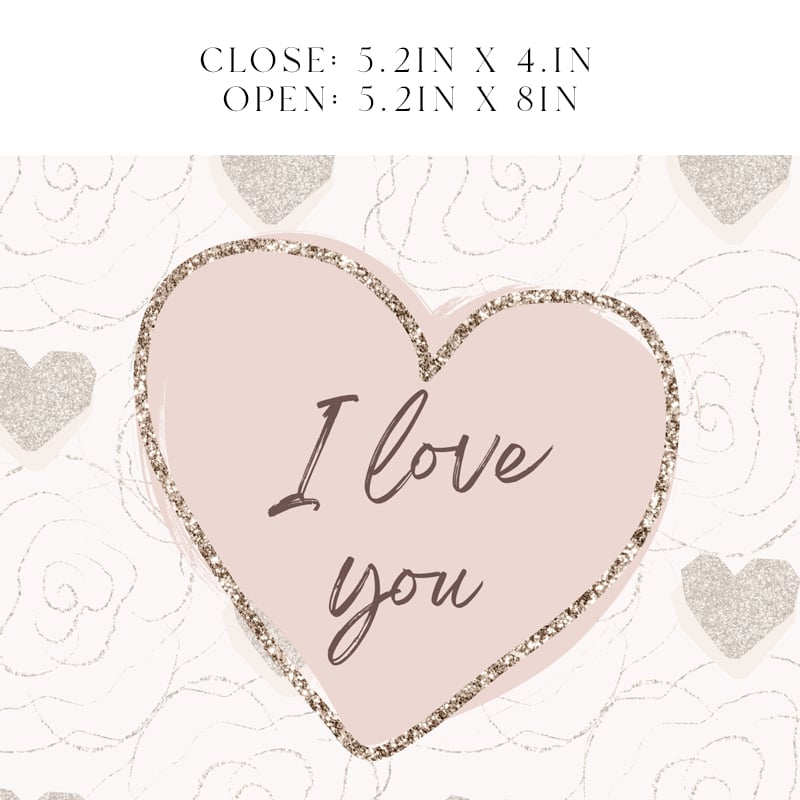 I Love You Pink Heart (G)