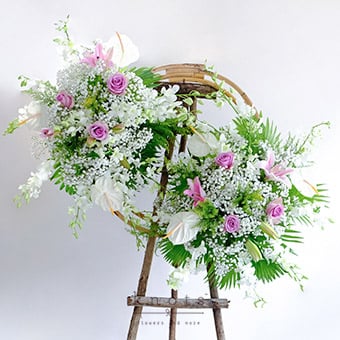 Peaceful Reflections (Condolence Flower Stand)