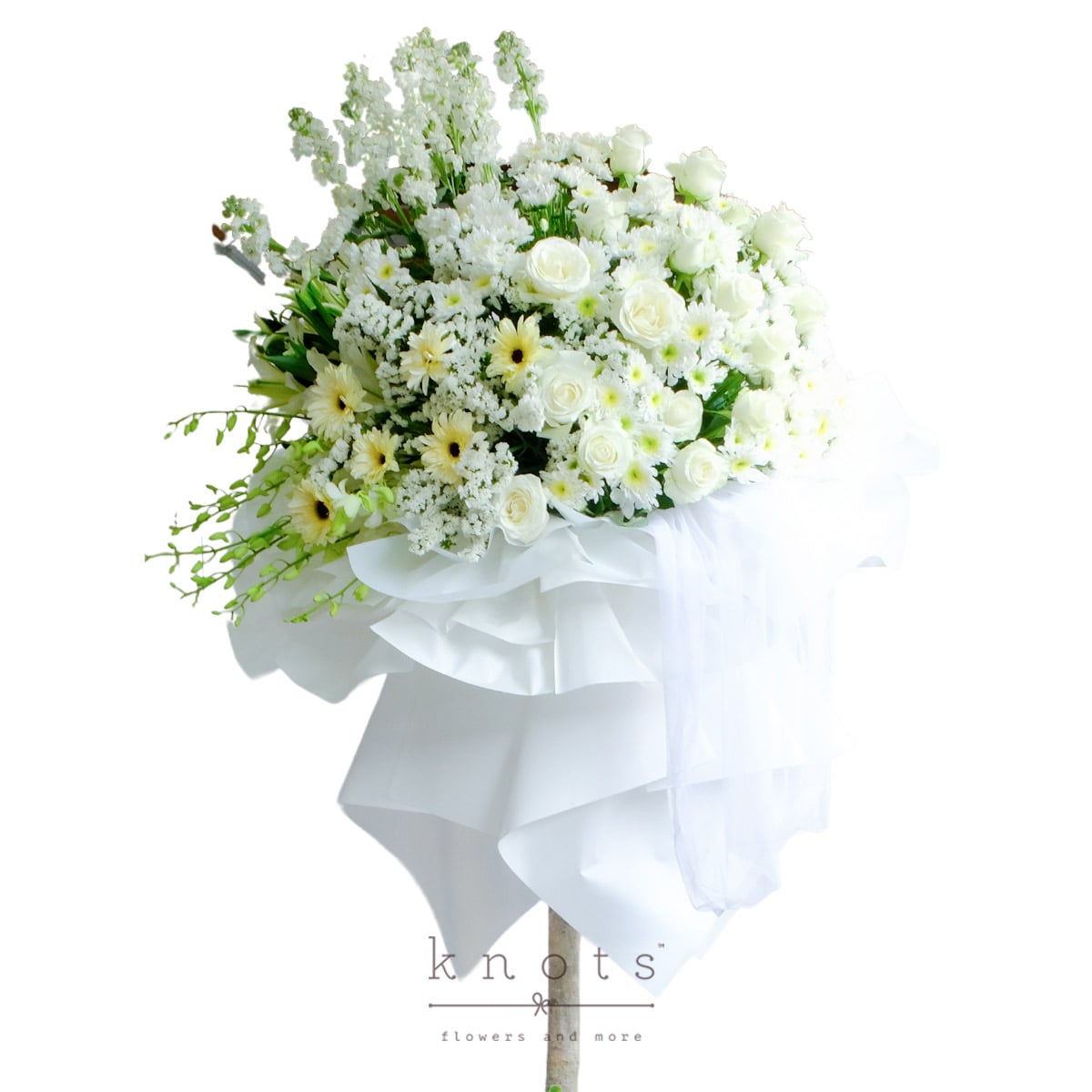 Silent Solace (Condolence Flower Stand)