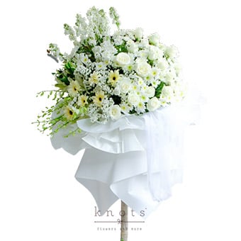 Silent Solace (Condolence Flower Stand)