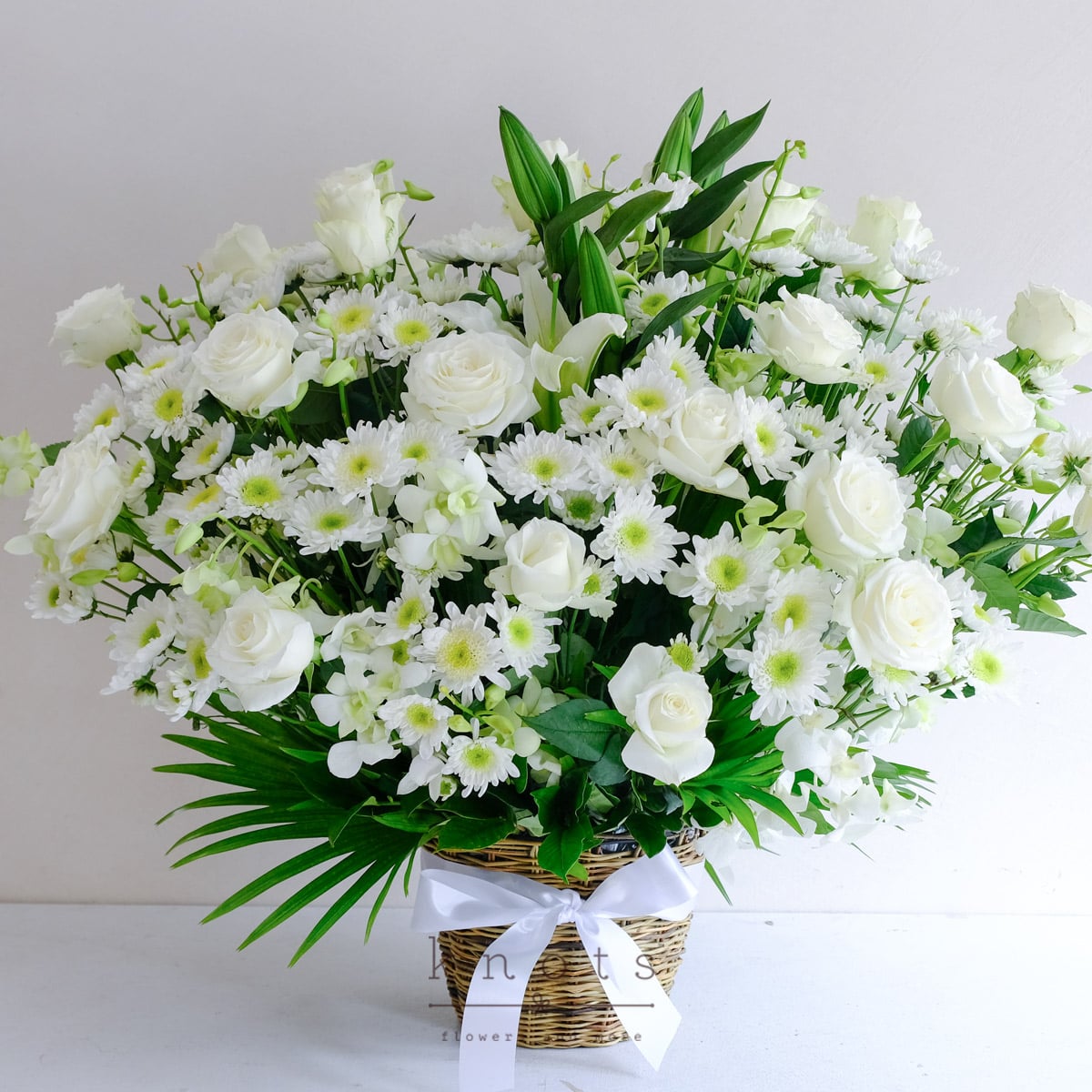 Silent Solemnity (Sympathy Flower Arrangement)