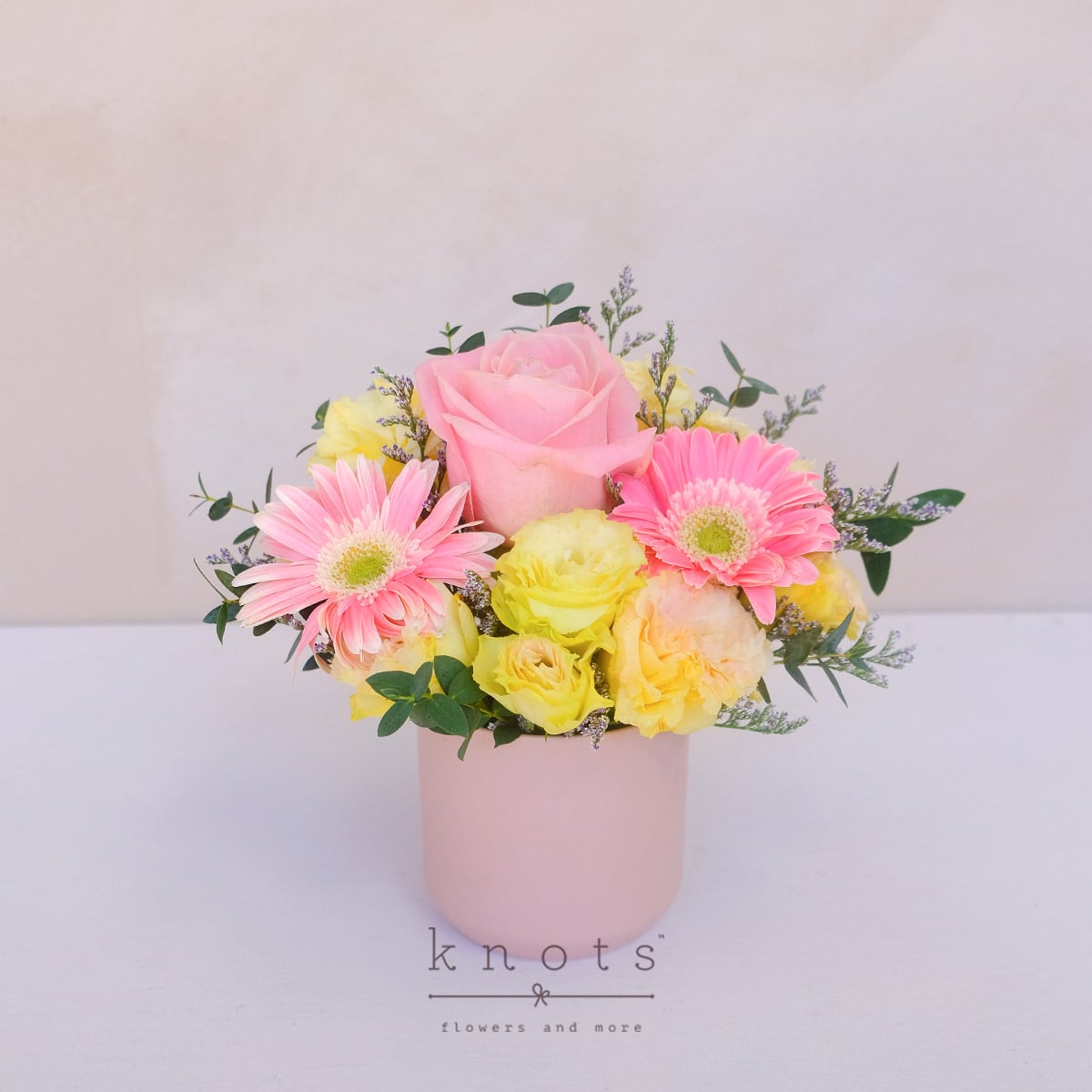 Dainty Love (Pink Ecuadorian Rose & Gerbera Arrangement)