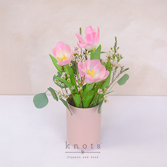 Kind-Hearted (Pink Tulips Arrangement)