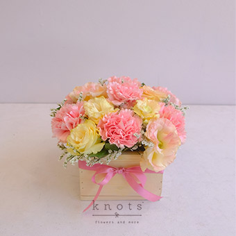 Sunday Grace (Pink Carnations Arrangement)
