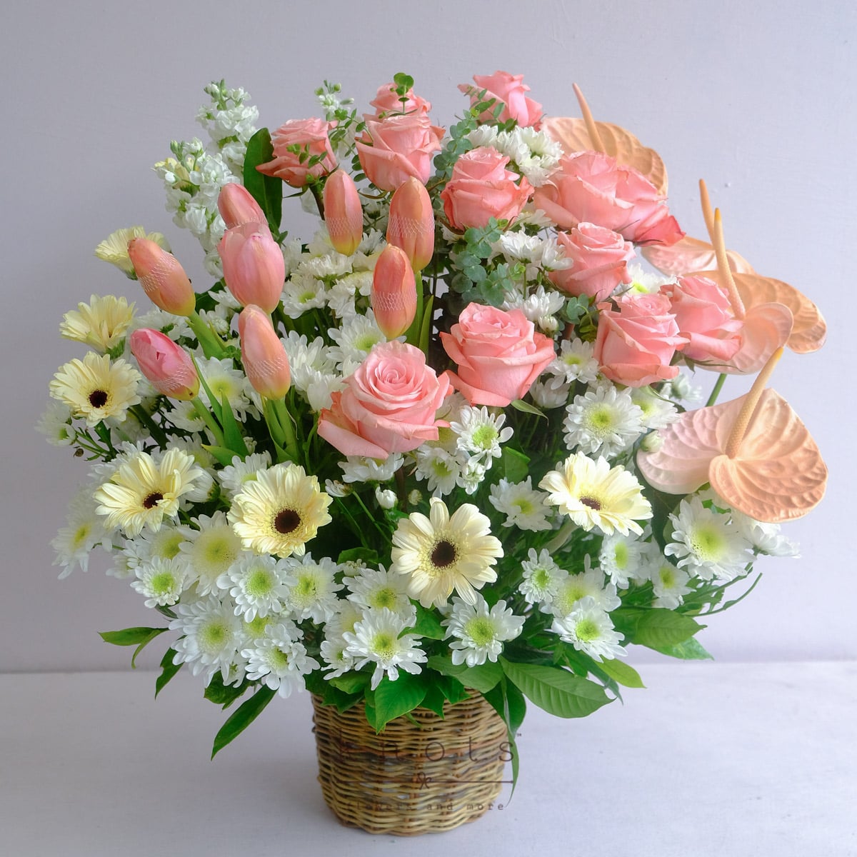 Serenity Garden (Mixed Flowers Arrangement)
