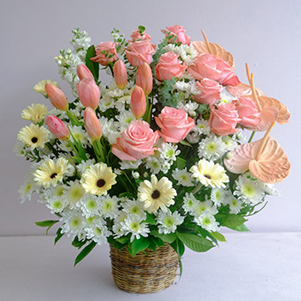 Serenity Garden (Mixed Flowers Arrangement)