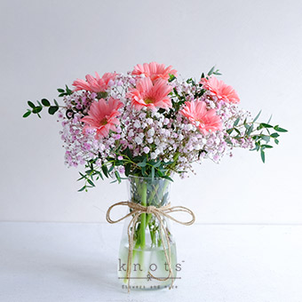 Pink Gerbera Arrangement