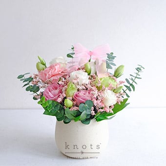 Blossoming Grace (Pink Carnations Arrangement)