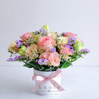Ever-Blooming (Two-Toned Pink Rose Arrangement)