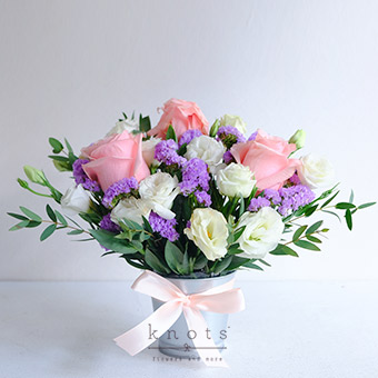 Cherished Bliss (Pink Ecuadorian Roses Arrangement)