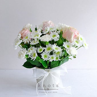 Petal Grace (Pink Ecuadorian Roses Arrangement)