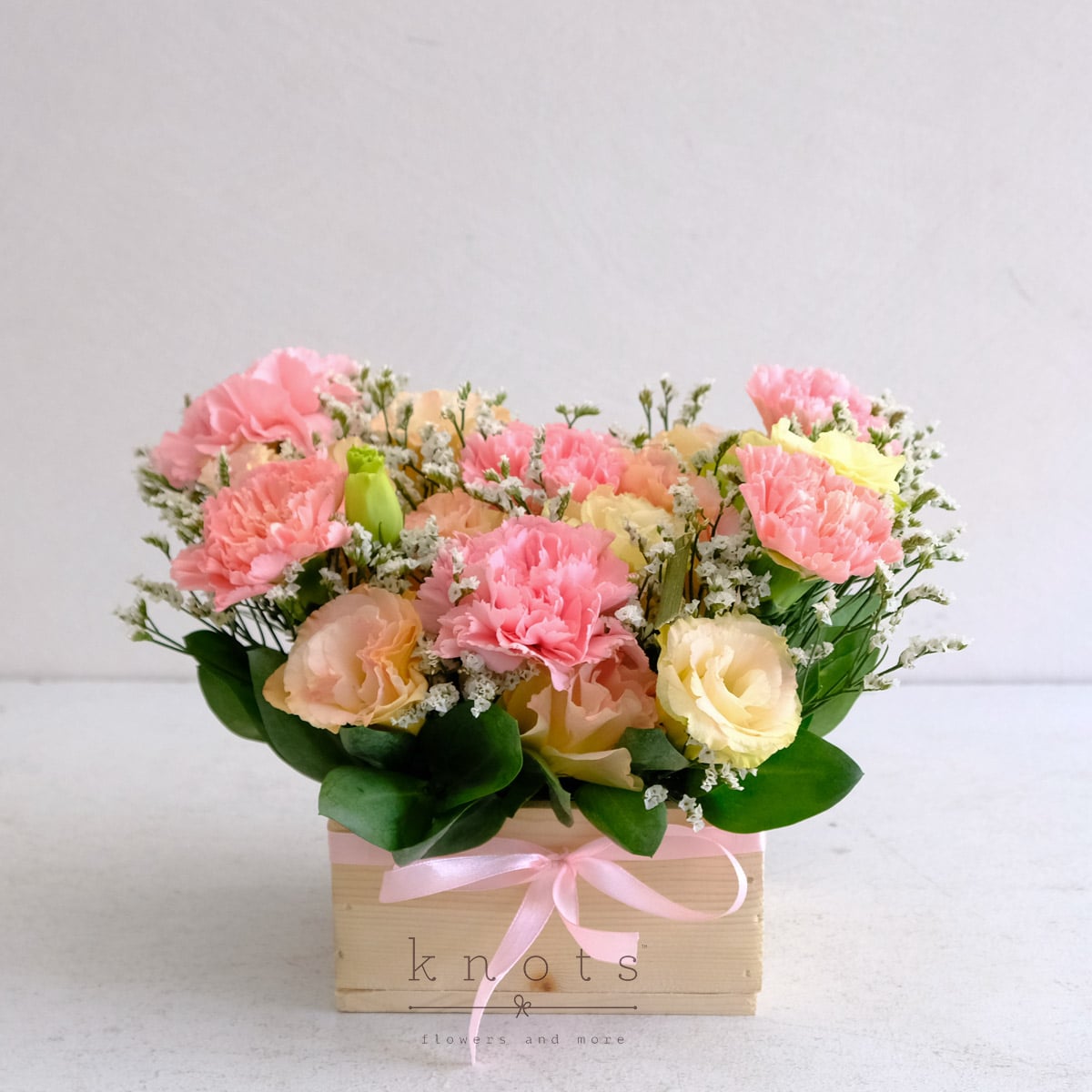 Sunday Grace (Pink Carnations Arrangement)