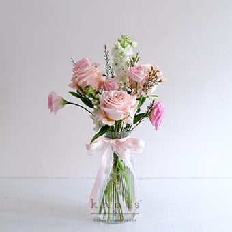 Angelic Blush (Peach Pink Ecuadorian Arrangement)