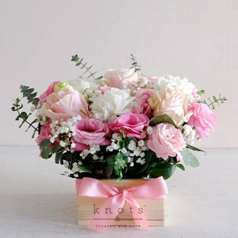 Where Love Grows (Pink Ecuadorian Roses Arrangement)