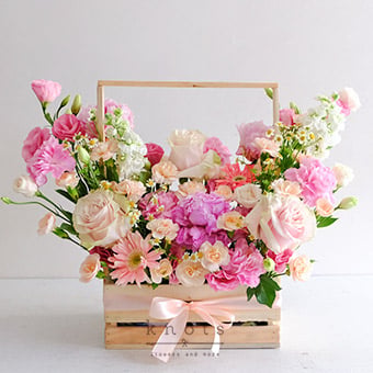 Garden of Grace (Pink Peonies and Ecuadorian Roses Arrangement)