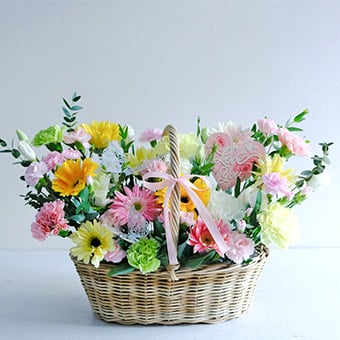 Love Notes (Gerbera and Carnation Arrangement)