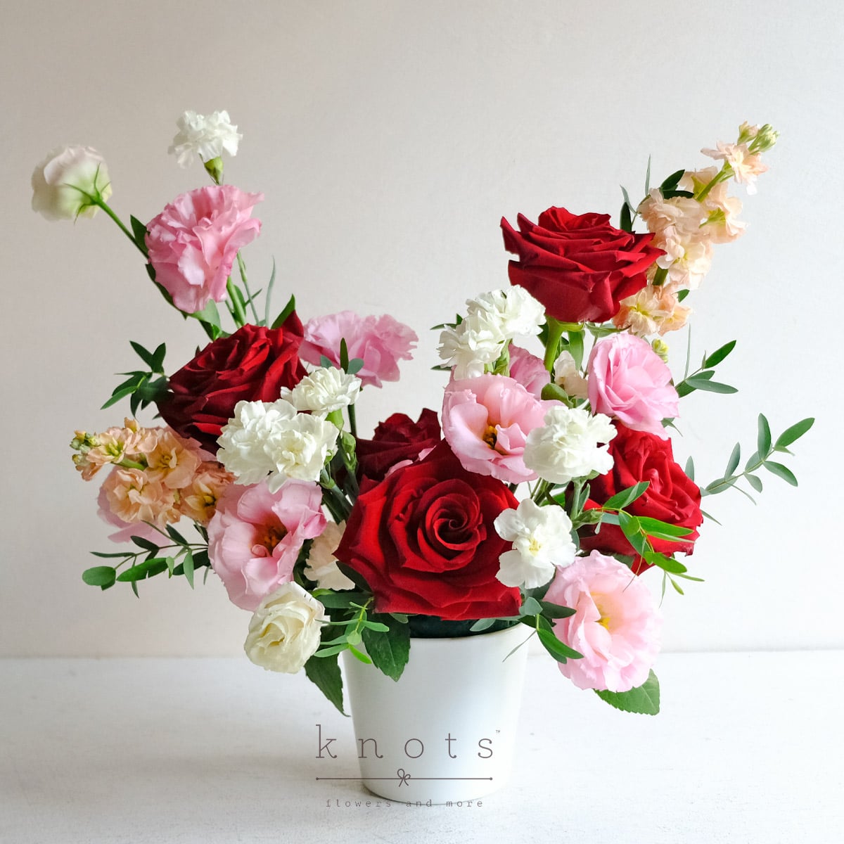 Everlasting Romance (Red Ecuadorian Roses Arrangement)