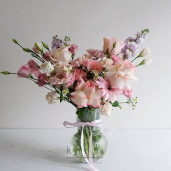 Rosy Flutter (Pink Roses Arrangement)