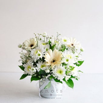 Tender Tributes (Sympathy Flower Table Arrangement)