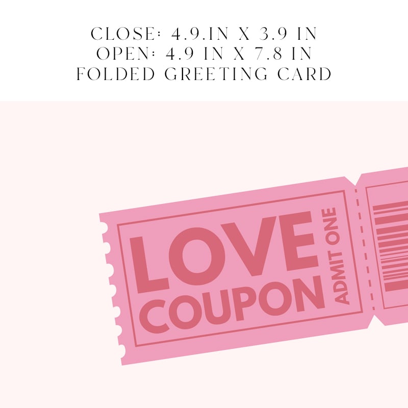Love Coupon Card