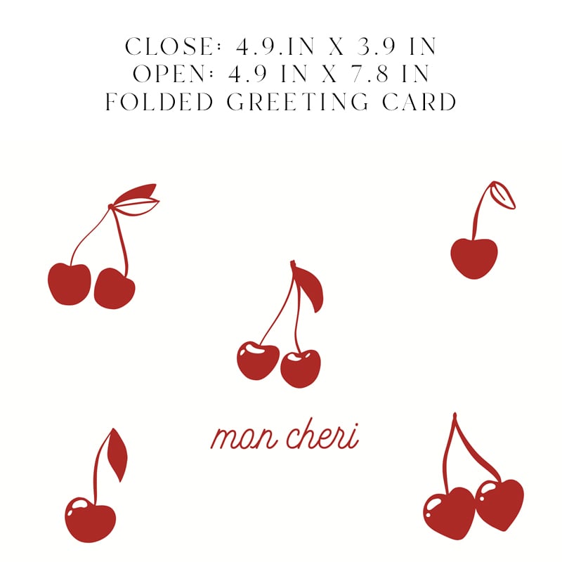 Mon Cheri Card