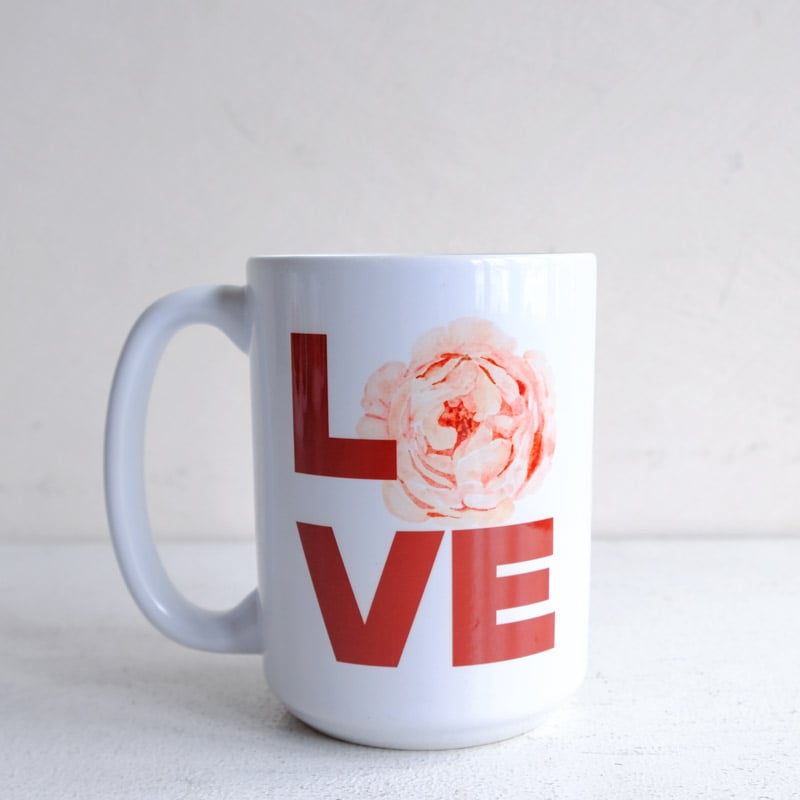 Love and Flower Mug
