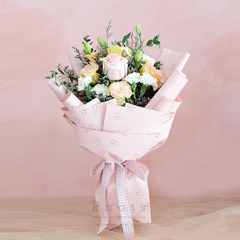My Darling (Pink Ecuadorian Rose Bouquet)