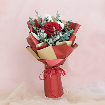 Forever In Love (Red Ecuadorian Rose Bouquet)