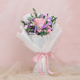 Sweet Forever (1 Pink Ecuadorian Rose Bouquet)