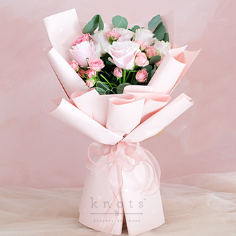 A Beautiful Love (6 Pink Ecuadorian Roses Bouquet)