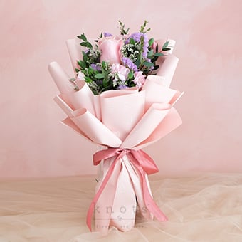Sweet Valentine (Pink Ecuadorian Rose Bouquet)