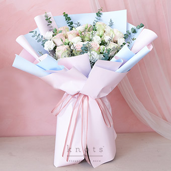 Finally Found You (12 Pink Ecuadorian Roses Bouquet)