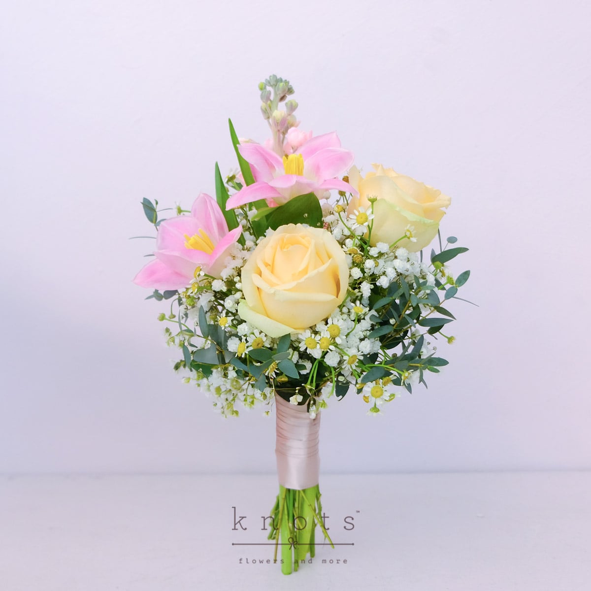 Signature of Love (Roses and Tulips Bridal Bouquet)