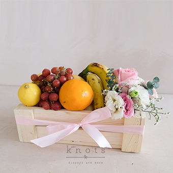 Colours of Happiness (Fruits & Flowers Hamper)