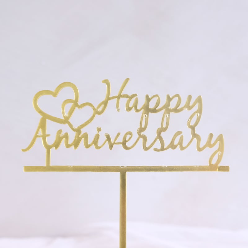 Happy Anniversary Heart Line