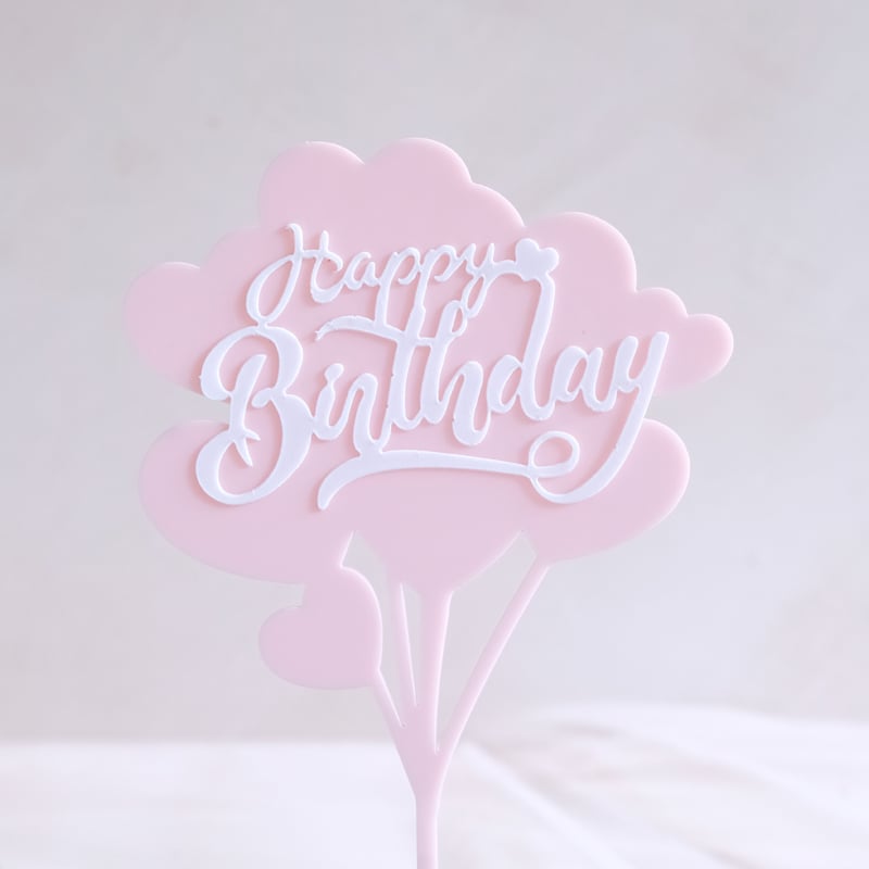 Happy Birthday Pink Hearts