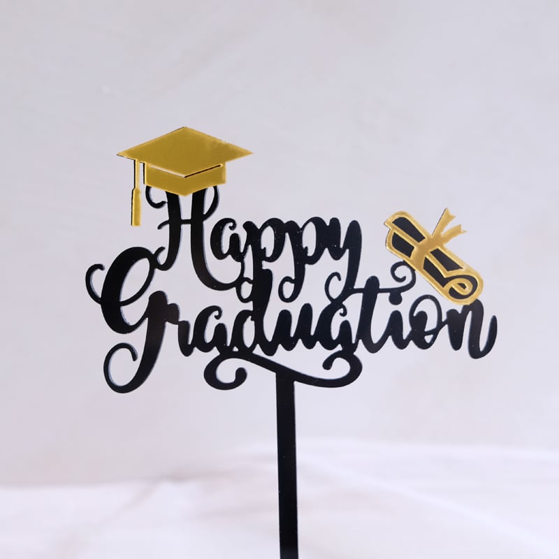 Happy Graduation Black