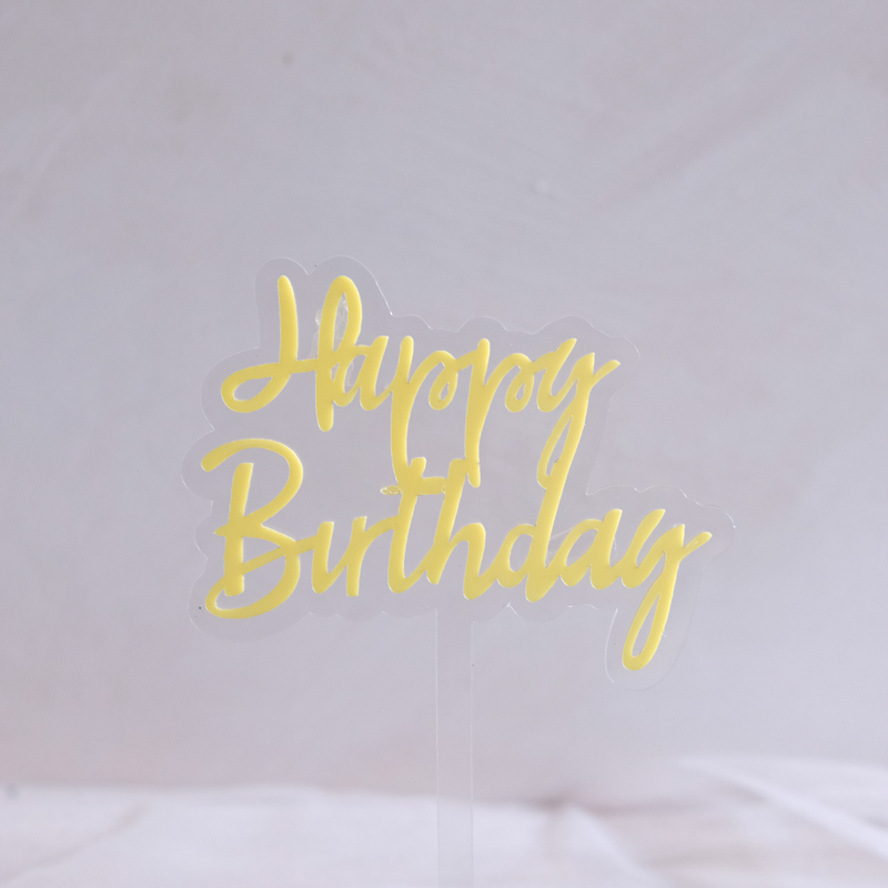 Happy Birthday Yellow