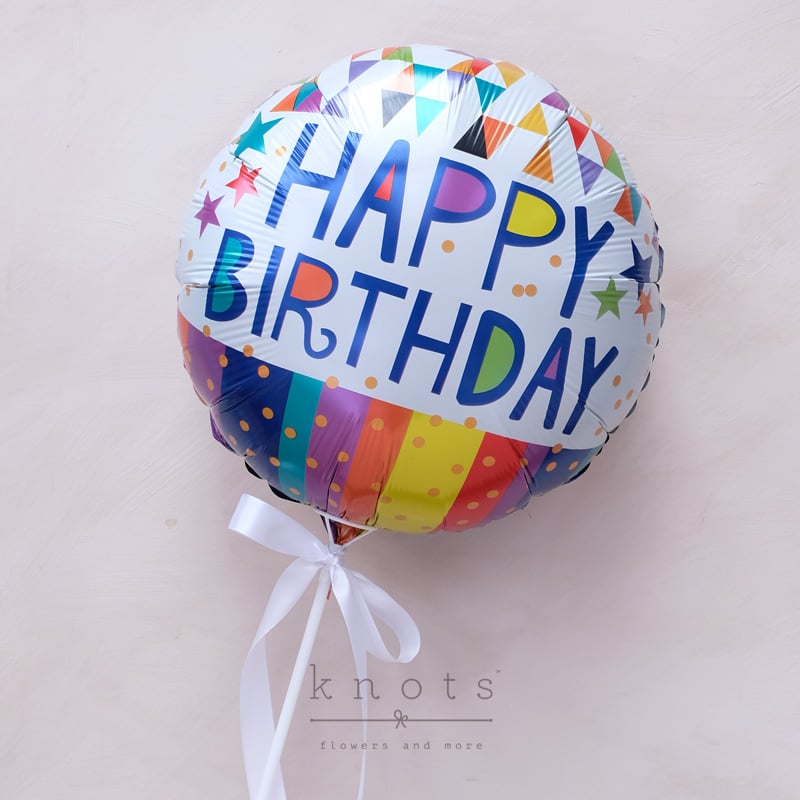 Foil Balloon Happy Birthday (Festival)