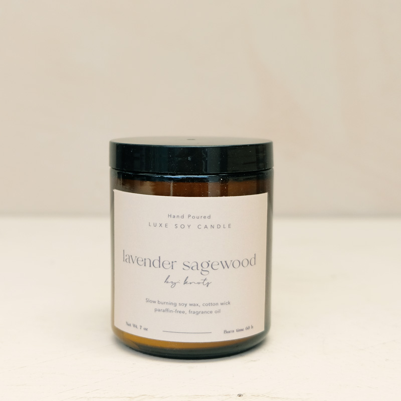 Lavender Sagewood Soy Candle 7oz